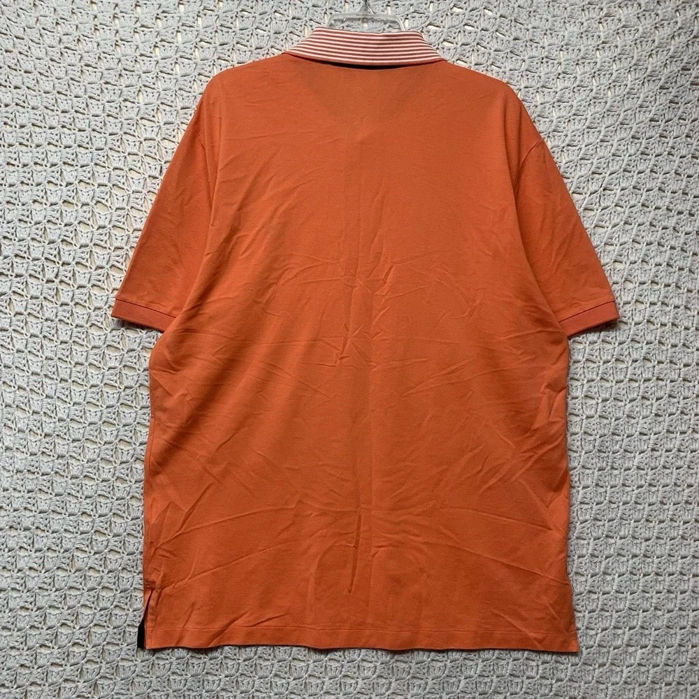 Polo Golf Ralph Lauren Shirt‎ Men XL Orange Pima Cotton Blend Polo Pro Fit